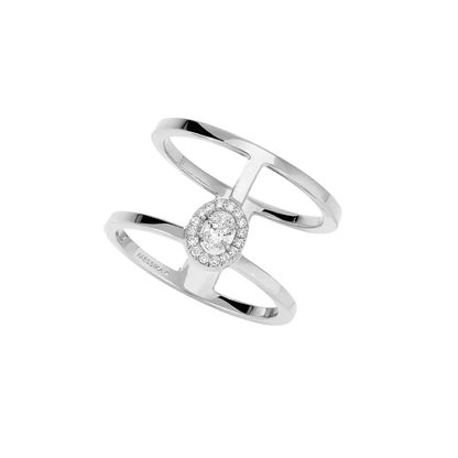 Glam'Azone two-row ring