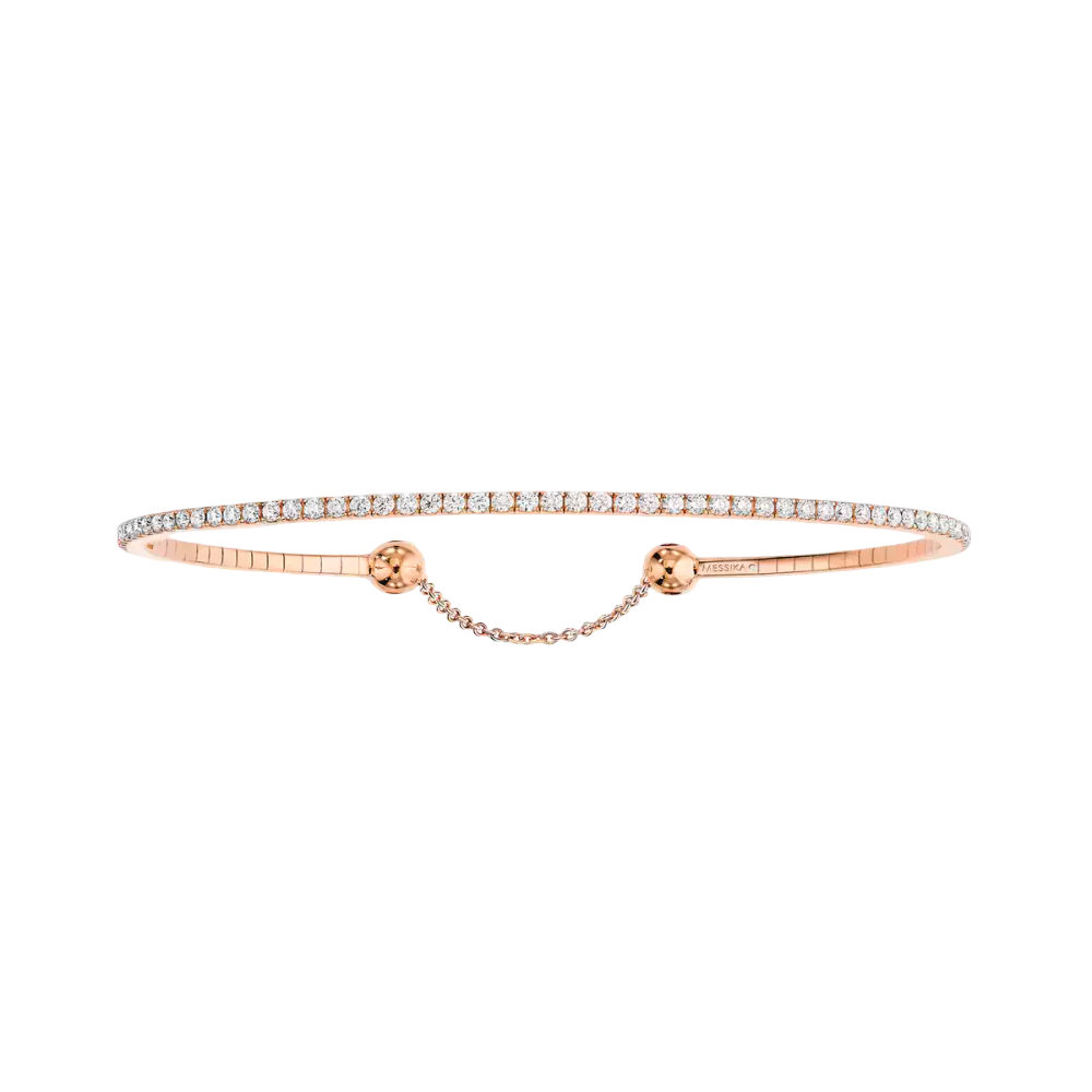 Skinny Armband mit Diamantreihe, kleines Modell
