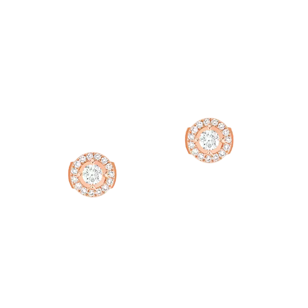 Joy 0,10 kt Ohrringe Diamant Roségold