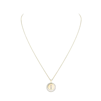 Lucky Move MM Kette Diamant Gelbgold