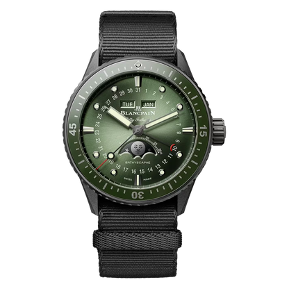 Fifty Fathoms Bathyscaphe Quantième Complet Phases de Lune