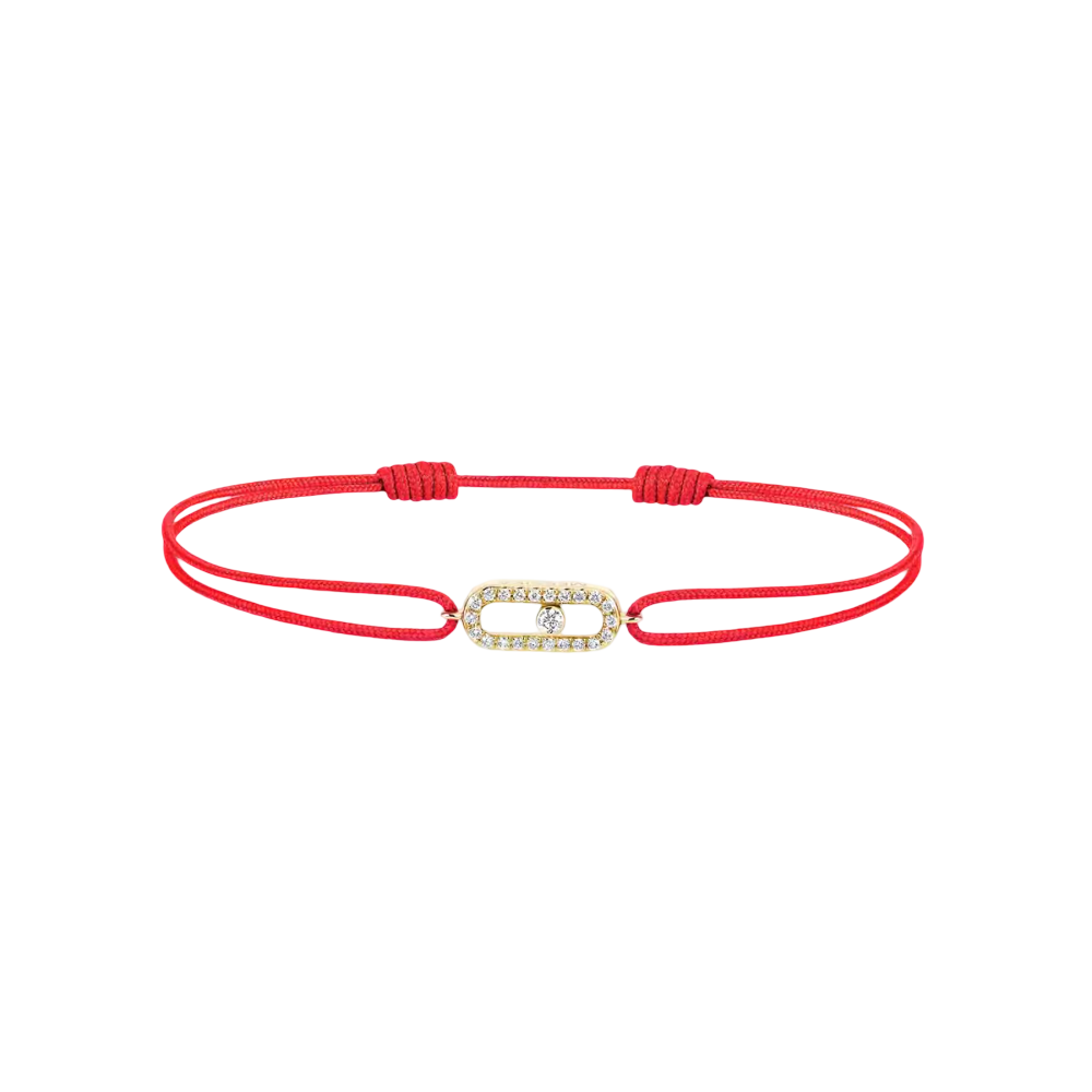 Move Uno red cord bracelet