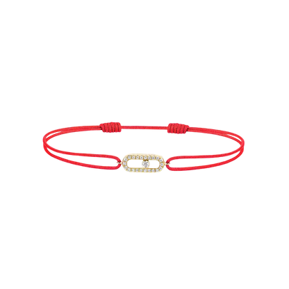 Move Uno red cord bracelet