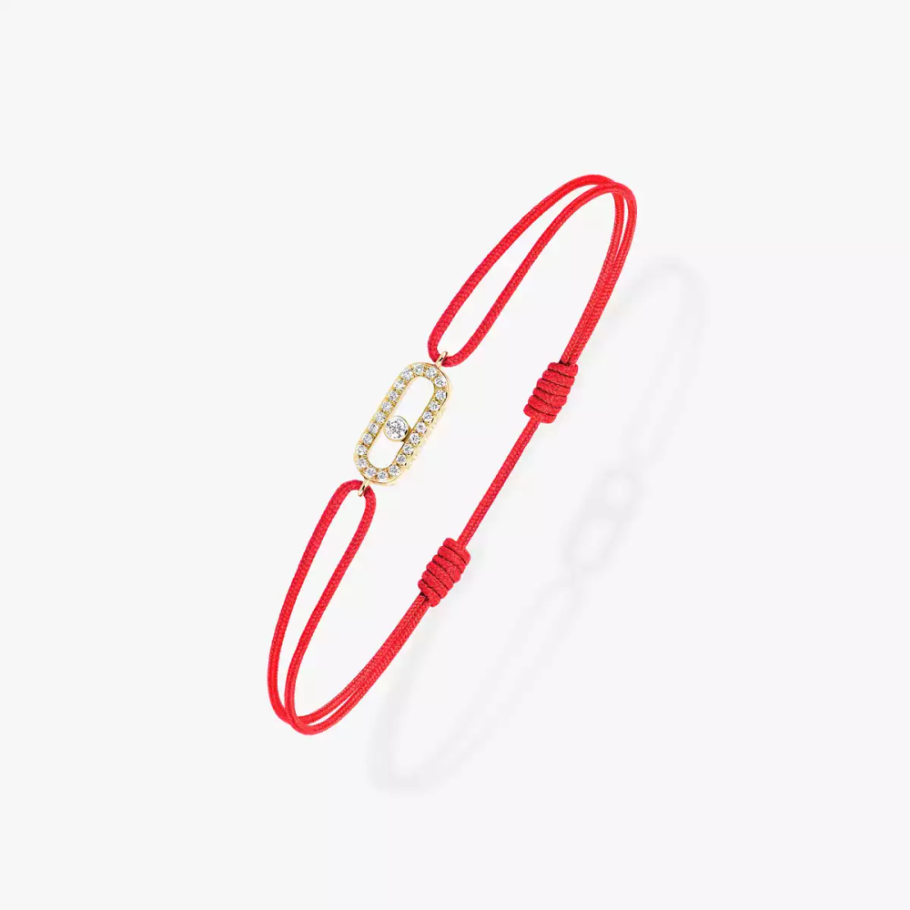 Move Uno red cord bracelet