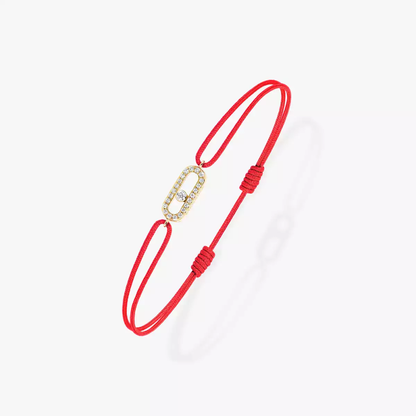 Move Uno red cord bracelet