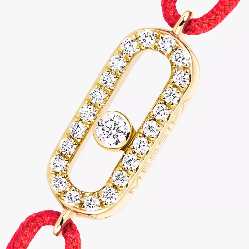 Move Uno red cord bracelet
