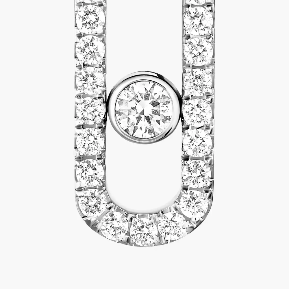 Move Uno Einzelner Ohrring Mit Diamanten ausgefasst Rechts