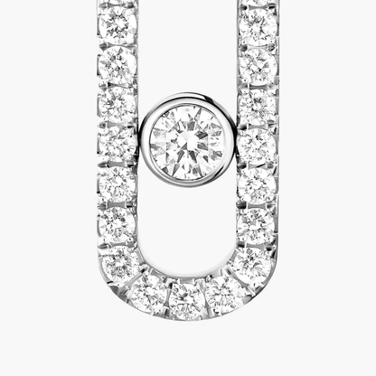Move Uno Einzelner Ohrring Mit Diamanten ausgefasst Rechts