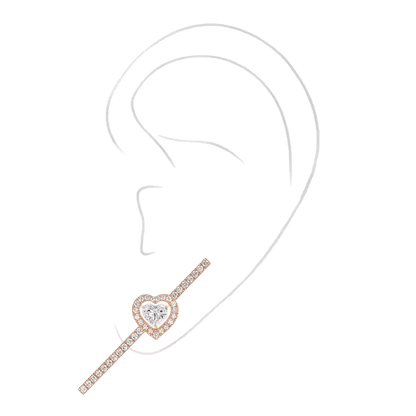 Mono boucle d'oreille Joy Boucles d'oreilles Diamant Or Rose