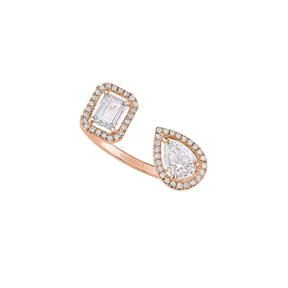 Bague toi & moi My Twin 0,25ct x2 Ring Diamant Roségold