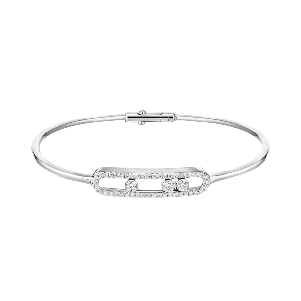 Move pavé thin bracelet
