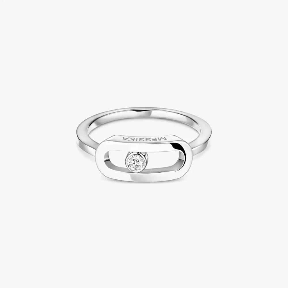 Bague Move Uno GM Bague Diamant Or Blanc