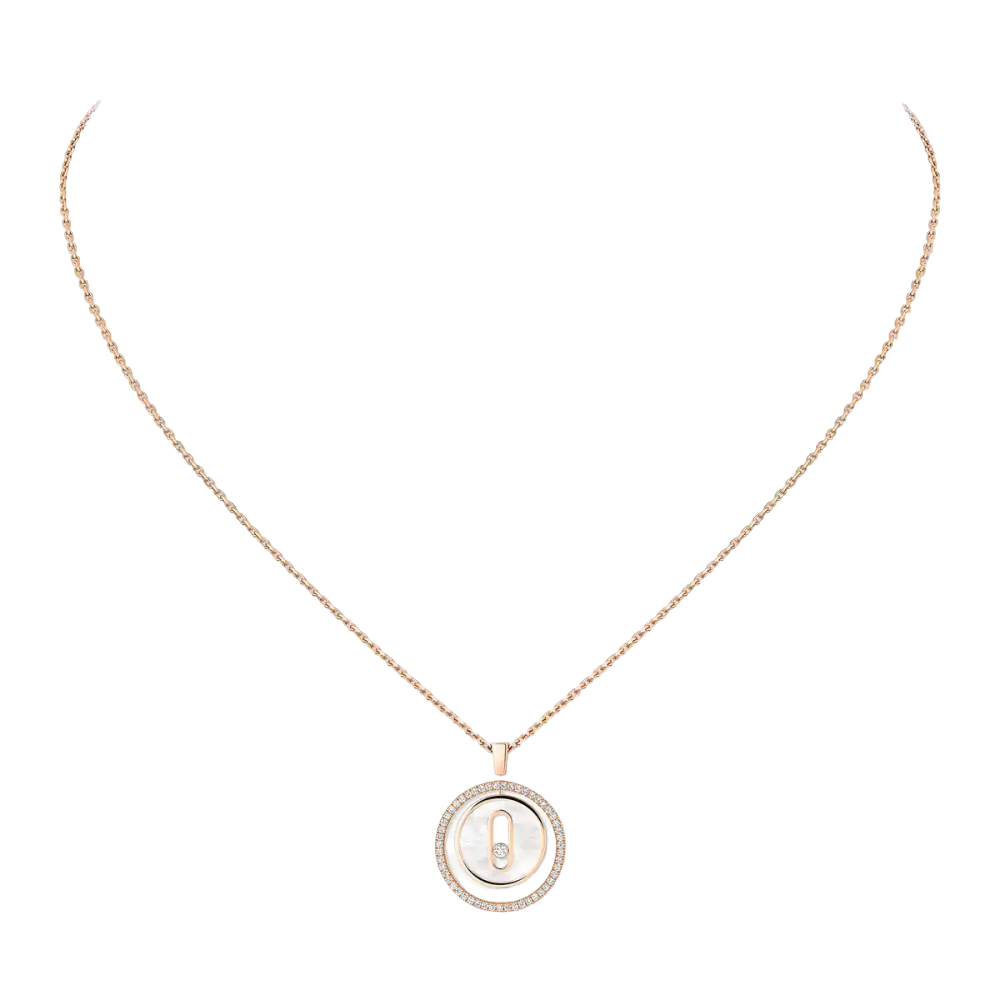 Lucky Move white mother-of-pearl necklace small