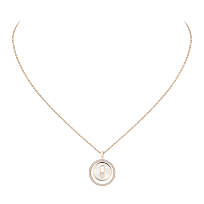 Lucky Move white mother-of-pearl necklace small