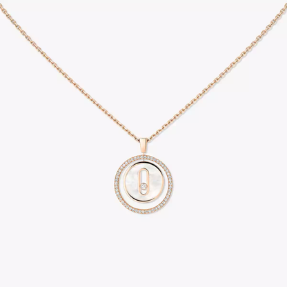 Lucky Move white mother-of-pearl necklace small