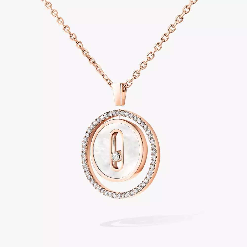 Lucky Move white mother-of-pearl necklace small