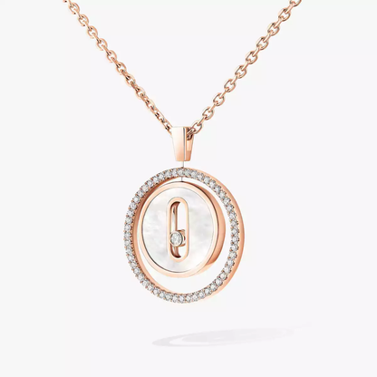 Lucky Move white mother-of-pearl necklace small