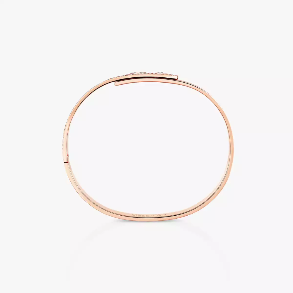 Move Noa chiseled half pavé bracelet, medium model