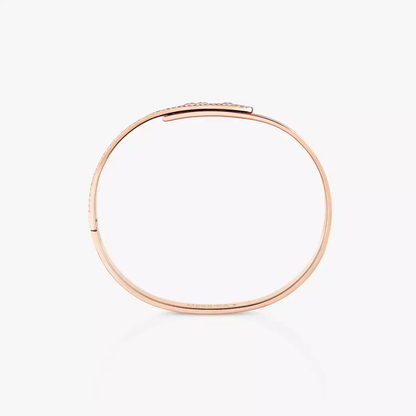 Move Noa chiseled half pavé bracelet, medium model