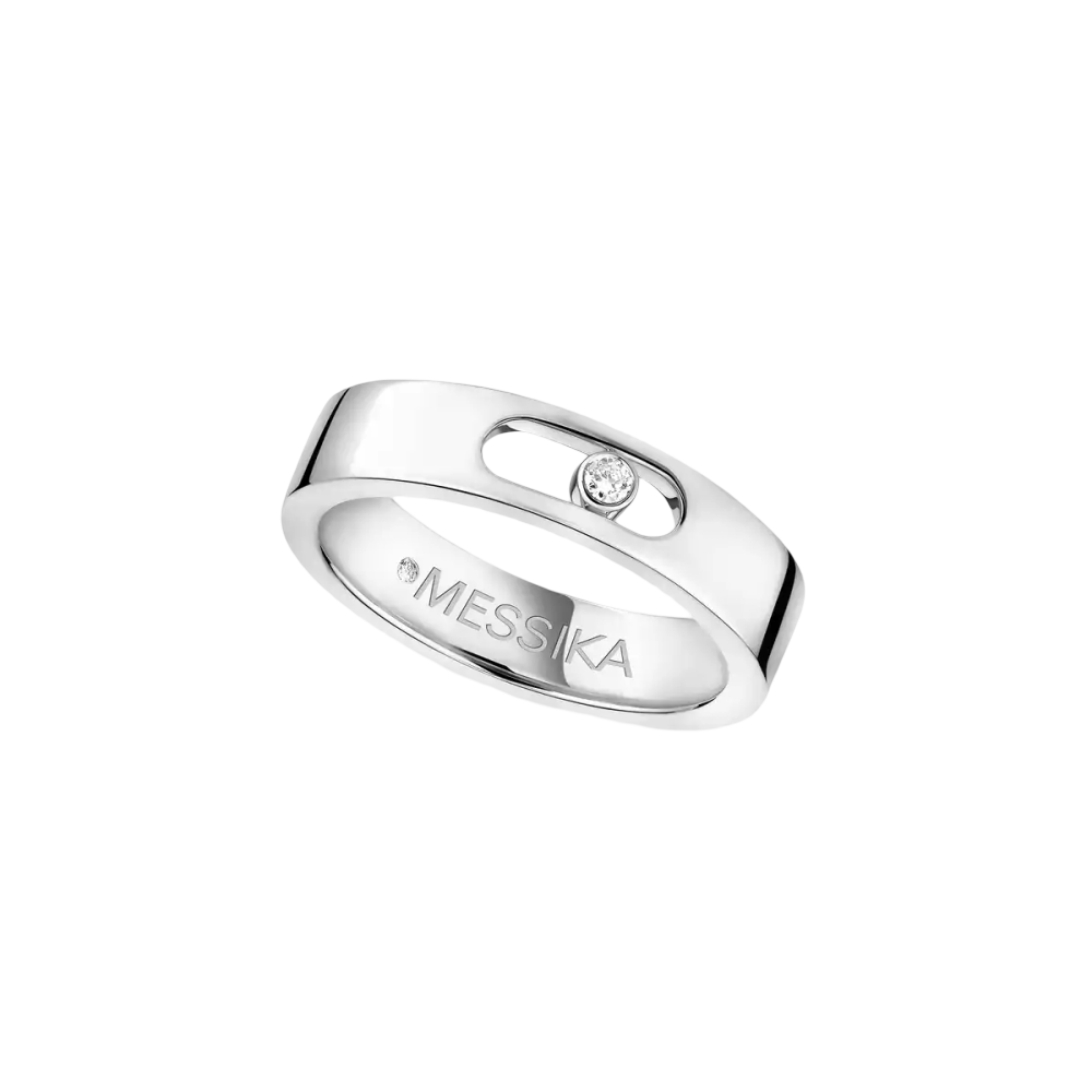 Move Joaillerie Ehering Ring Diamant Weißgold