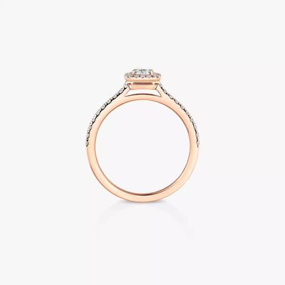 Joy emerald-cut solitaire ring, small model