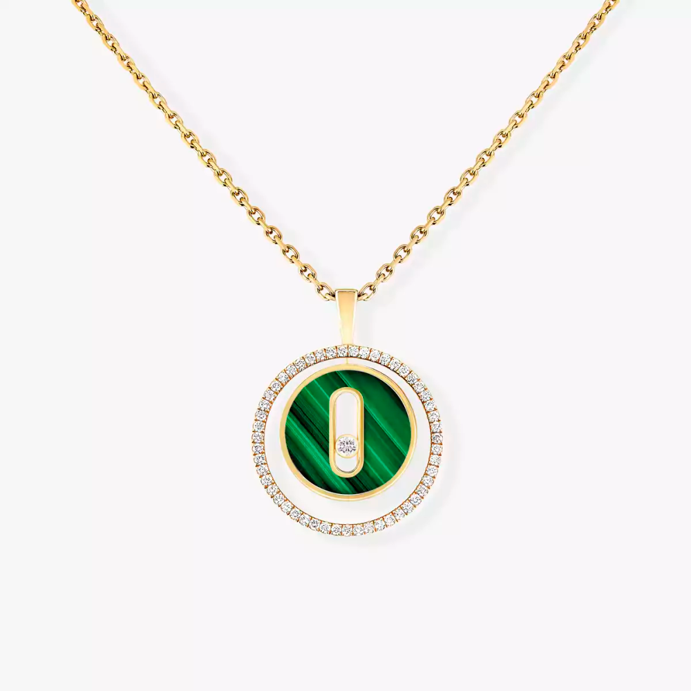 Lucky Move malachite necklace small