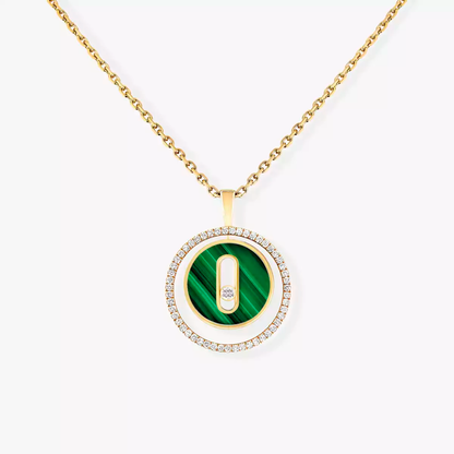 Lucky Move malachite necklace small