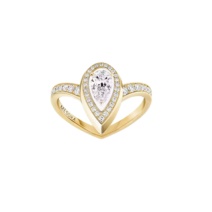 Fiery 0.30ct Yellow Gold Diamond Ring