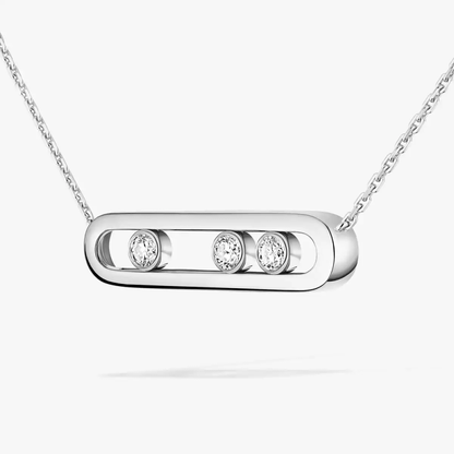 Move White Gold Diamond Necklace