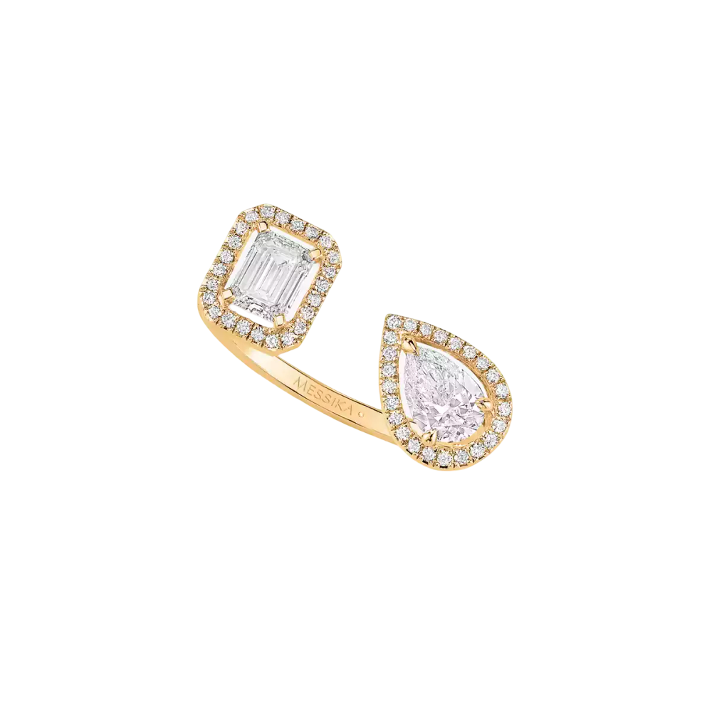 Bague toi & moi My Twin 0,25ct x2 Ring Diamant Gelbgold