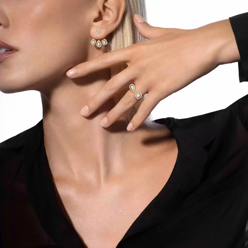 Bague toi & moi My Twin 0,25ct x2 Ring Diamant Gelbgold