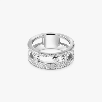 Bague pavée Move Romane