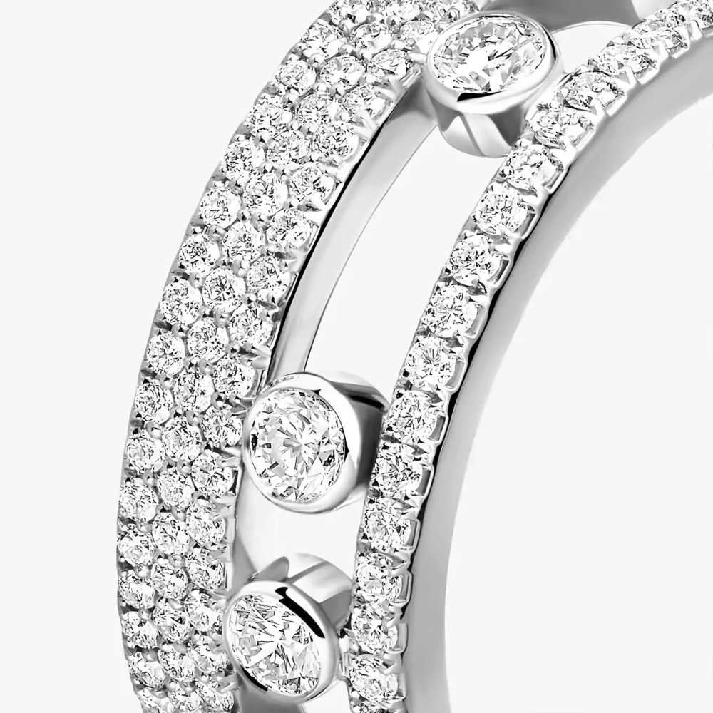 Move Romane pavé ring, small model