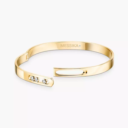 Move Noa Armreif MM Übergrößen Armband Diamant Gelbgold