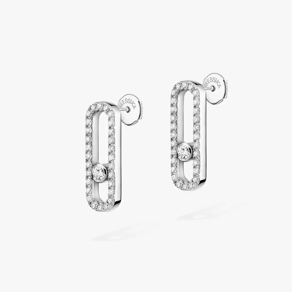 Move Uno pavé earrings