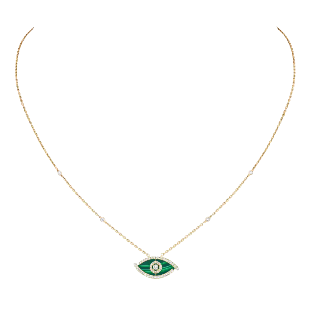 Lucky Eye malachite necklace