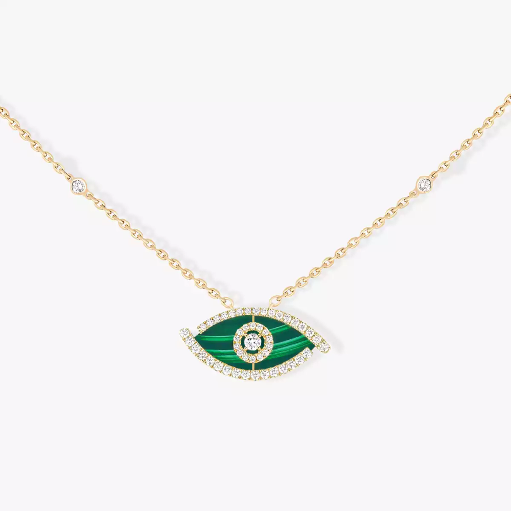 Lucky Eye malachite necklace