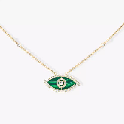 Lucky Eye malachite necklace