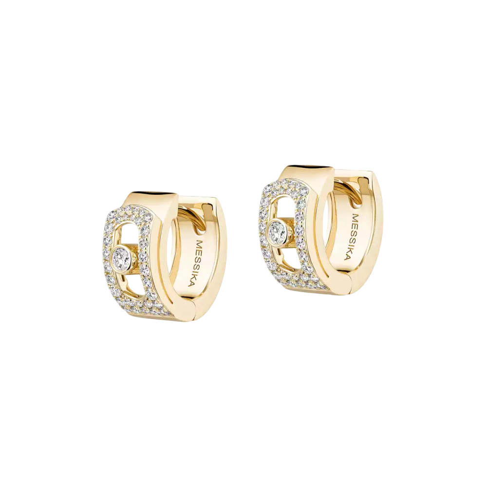 Move Noa pavé hoop earrings