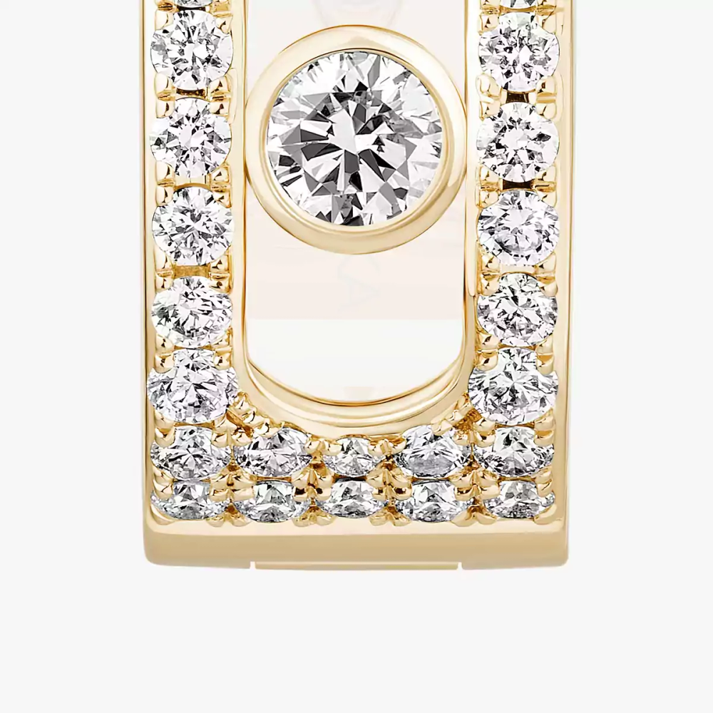 Move Noa pavé hoop earrings