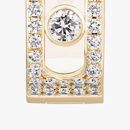 Move Noa pavé hoop earrings