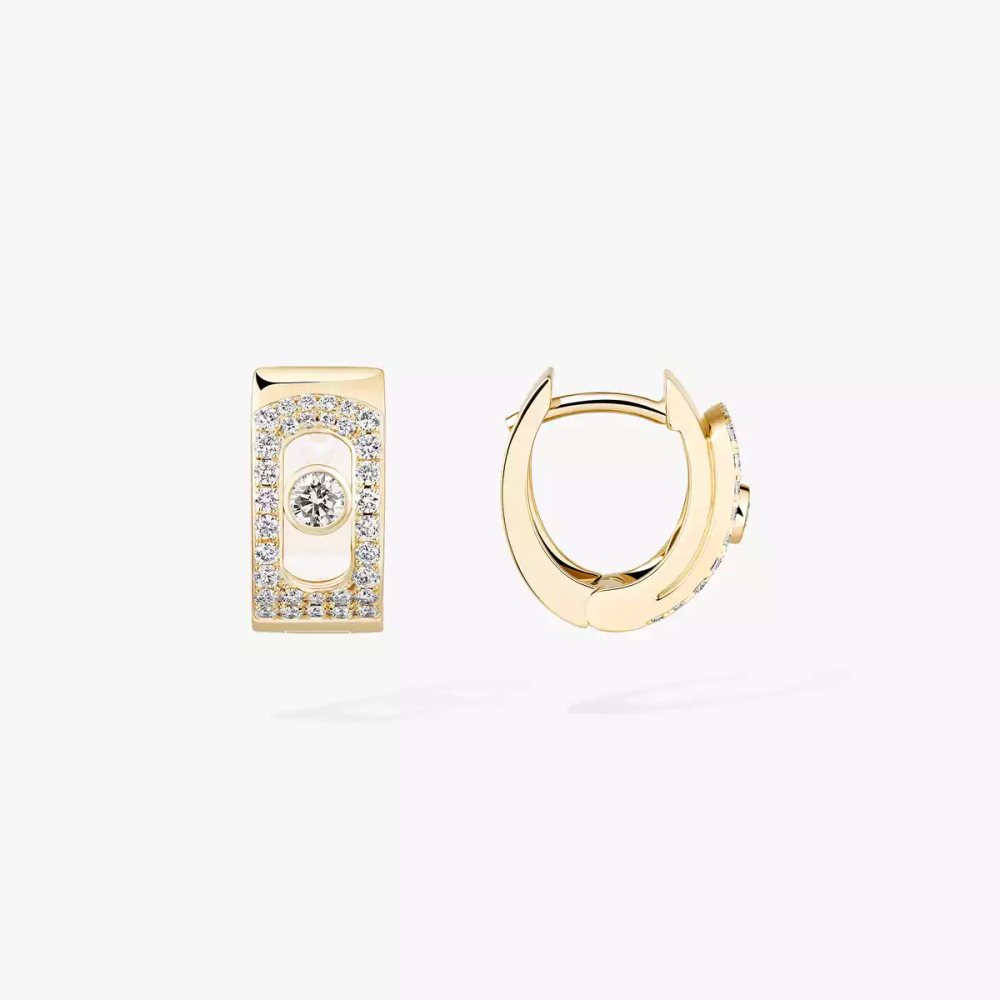 Move Noa pavé hoop earrings