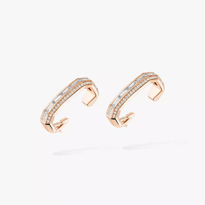 Boucles d'oreilles clips Groove
