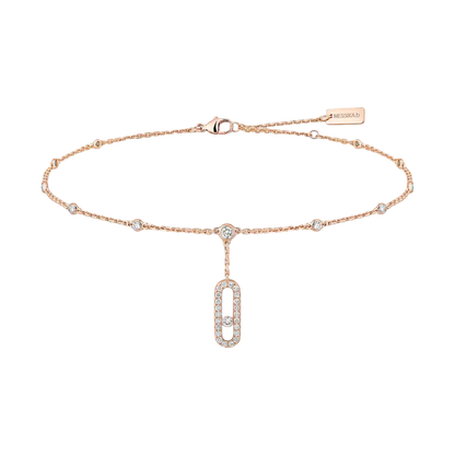 Move Uno pavé ankle bracelet