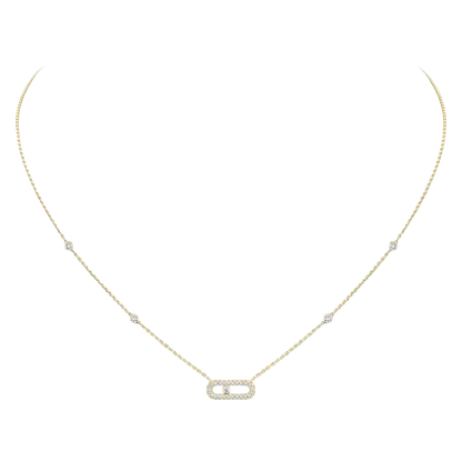 Collier pavé Move Uno Collier Diamant Or Jaune