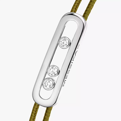 Bracelet cordon kaki Messika Care(s)