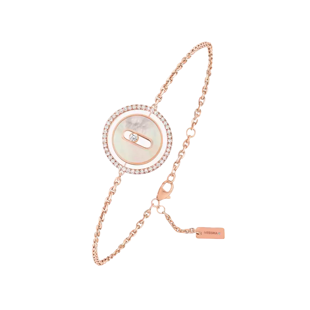 Lucky Move white mother-of-pearl bracelet small