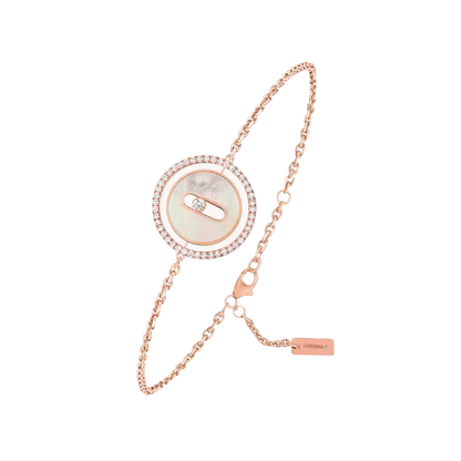 Lucky Move white mother-of-pearl bracelet small