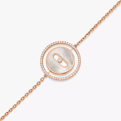 Lucky Move white mother-of-pearl bracelet small
