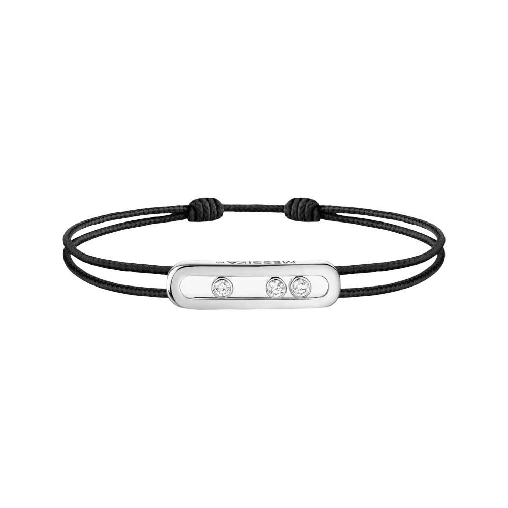 Messika Care(s) Armband Schnur Schwarz